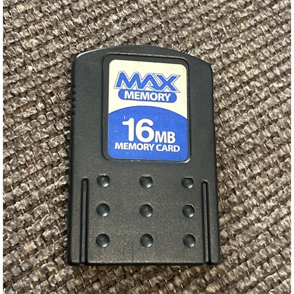 Max Memory 16MB Action Replay Memory Card Sony PlayStation 2 PS2 Untested